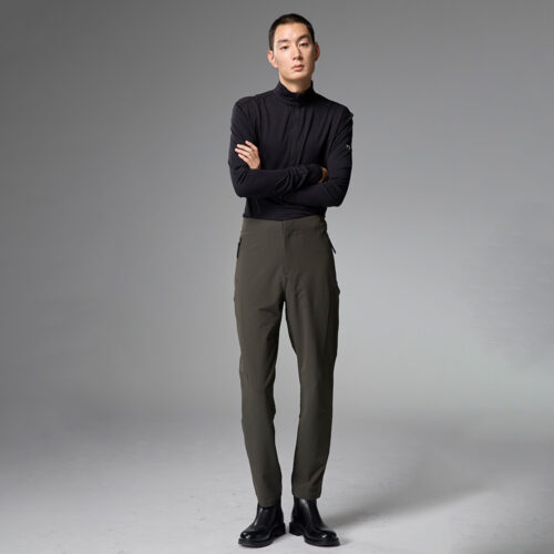 男款 Natuos 彈性舒適機能拉鍊長褲