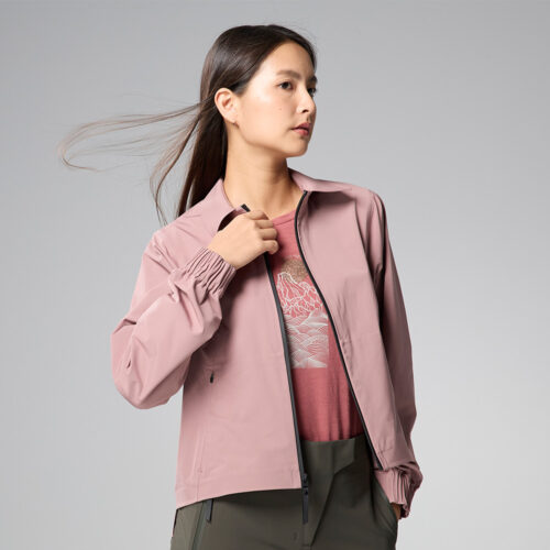 女款 Natuos 防潑水襯衫外套