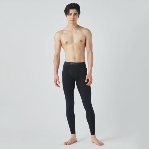 男款 精紡羊毛運動打底長褲