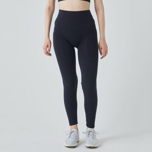 女款 義大利製緹花無縫緊身褲